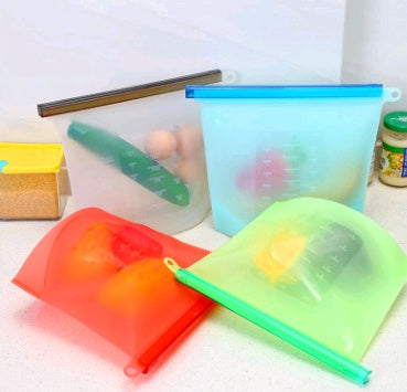 Silicone Fresh-Keeping Bag | Vacuum Sealed | Food Storage Bag