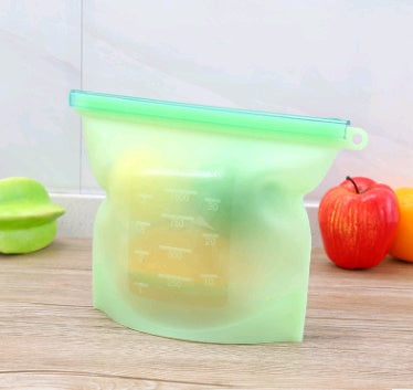 Silicone Fresh-Keeping Bag | Vacuum Sealed | Food Storage Bag